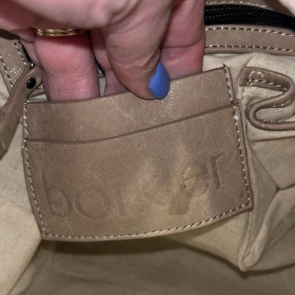 Botkier Warren Convertible Hobo Bag with Front Pocket & gunmetal hardware studs - Picture 9 of 11